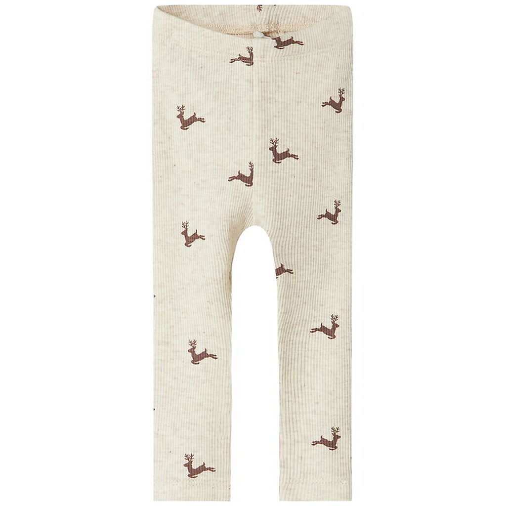 Name It Leggings - Rib - NbnRoko - Peyote Melange