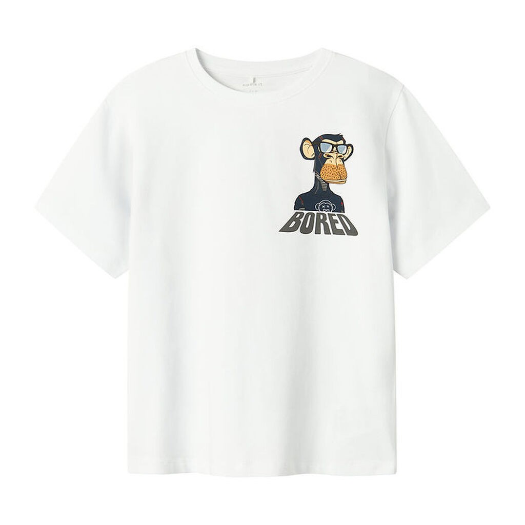 Name It T-Shirt - NkmDyn - Bored Of Directors - Bright White m.