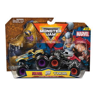 Monster Jam Truck - 1:64 - Marvel - 2-pak - Thanos vs Thor