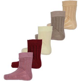 Minymo Strømper - 5-Pak - Orchid Haze