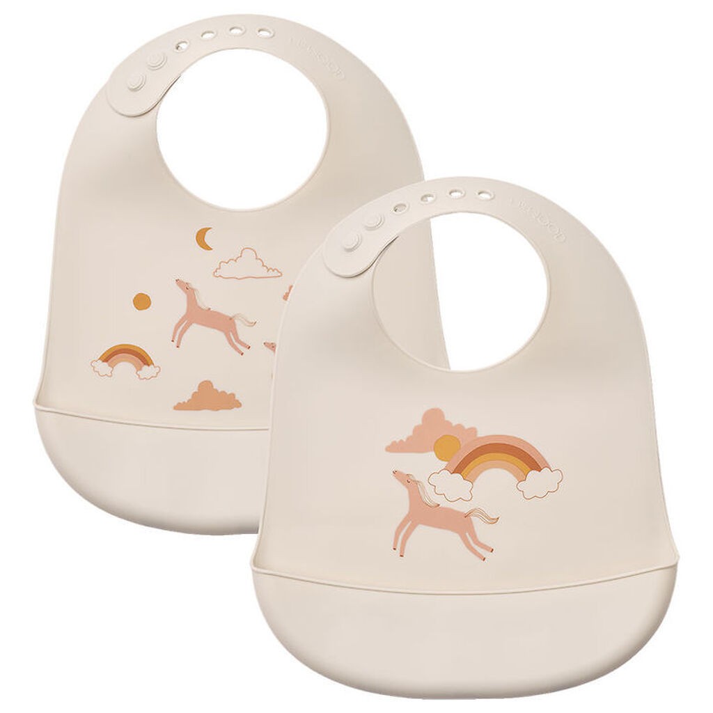 Liewood Hagesmække - Silikone - 2-pak - Tilda - Dream/Ecru