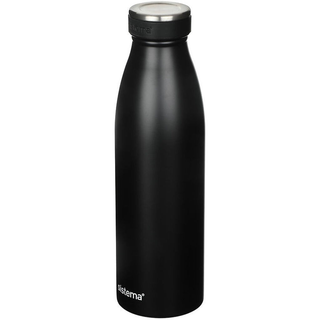 Sistema Termoflaske - Stainless Steel - 500 ml - Sort