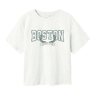 Name It T-shirt - NkfNulsa - Cloud Dancer m. Print