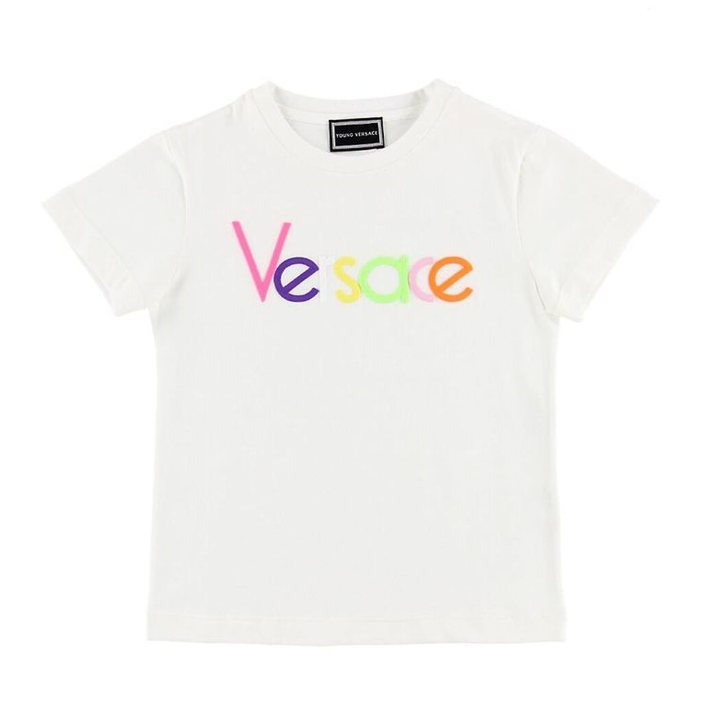 Young Versace T-shirt - Hvid m. Farver