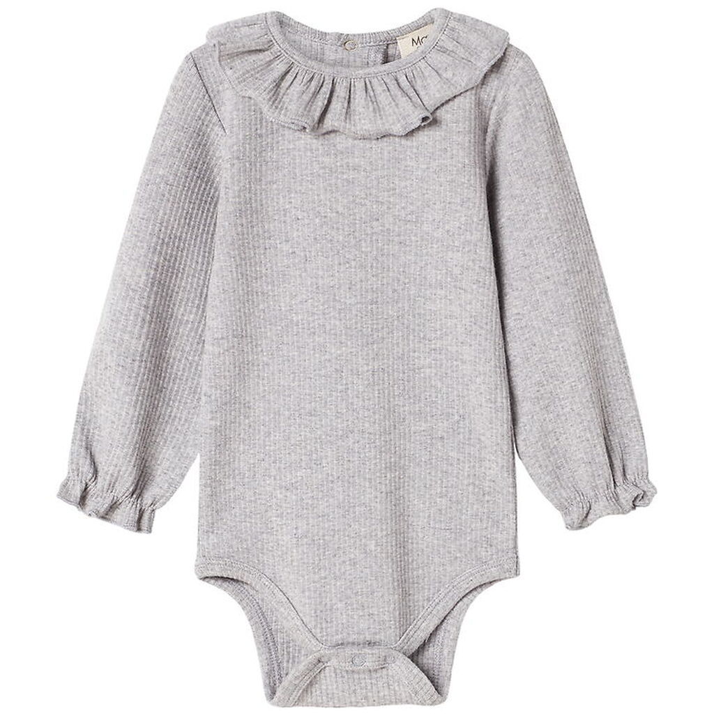 MarMar Body l/æ - Rib/Modal - Brandine - Light Grey Melange