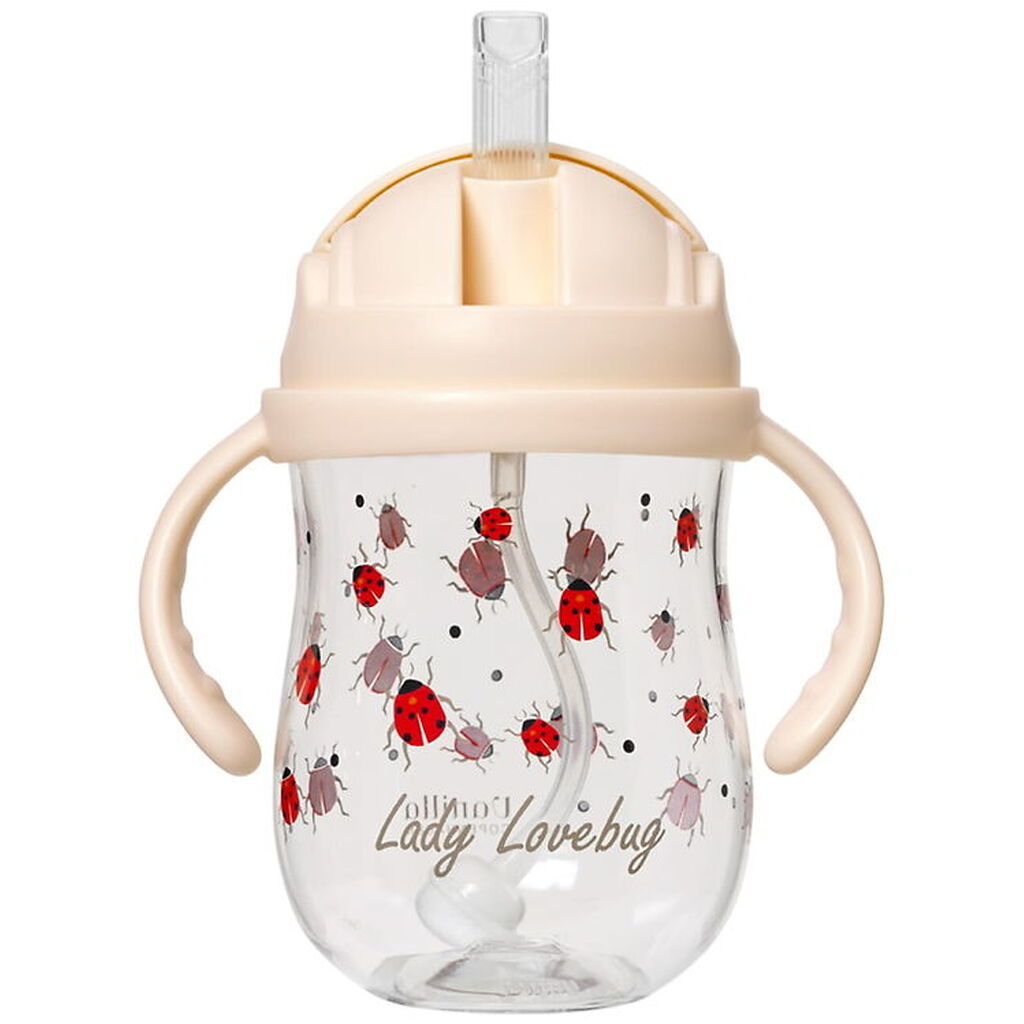 Vanilla Copenhagen Kop m. Sugerør - Tritan - 300 ml - Tra