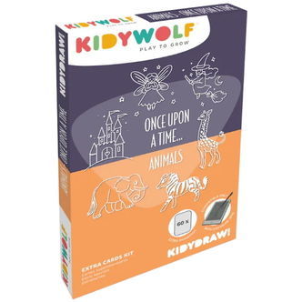 Kidywolf Refill Tegnemotiver - 60 motiver - Once Upon A Time/Ani