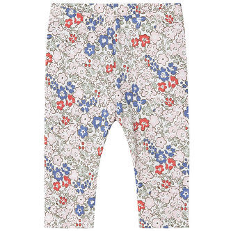 Name It Leggings - Modal - NmfHaile - Bright White m. Blomster