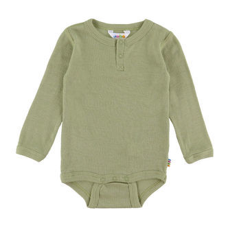 Joha Body l/æ - Rib - Uld/Silke - Grøn