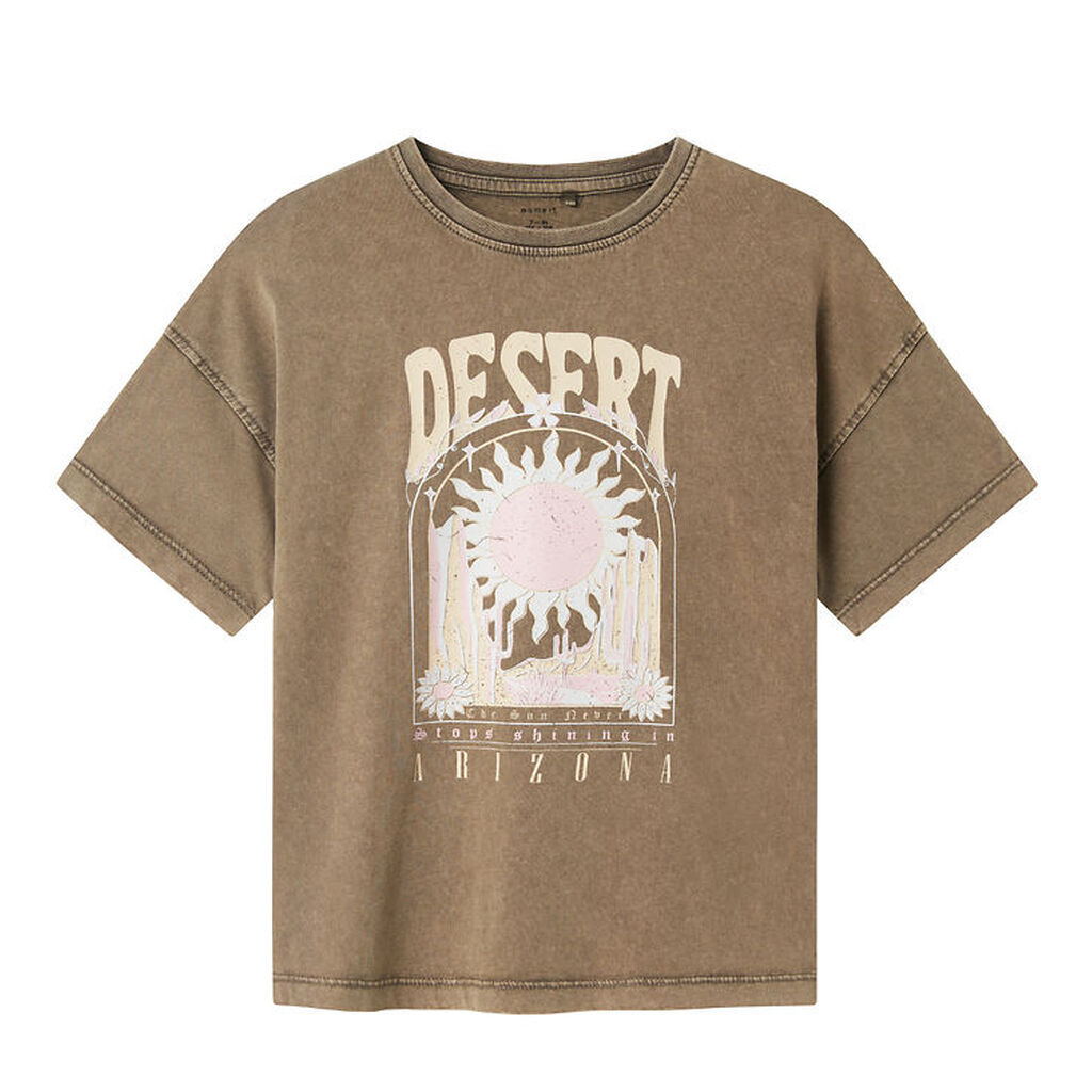 Name It T-shirt - NkfHommi - Walnut