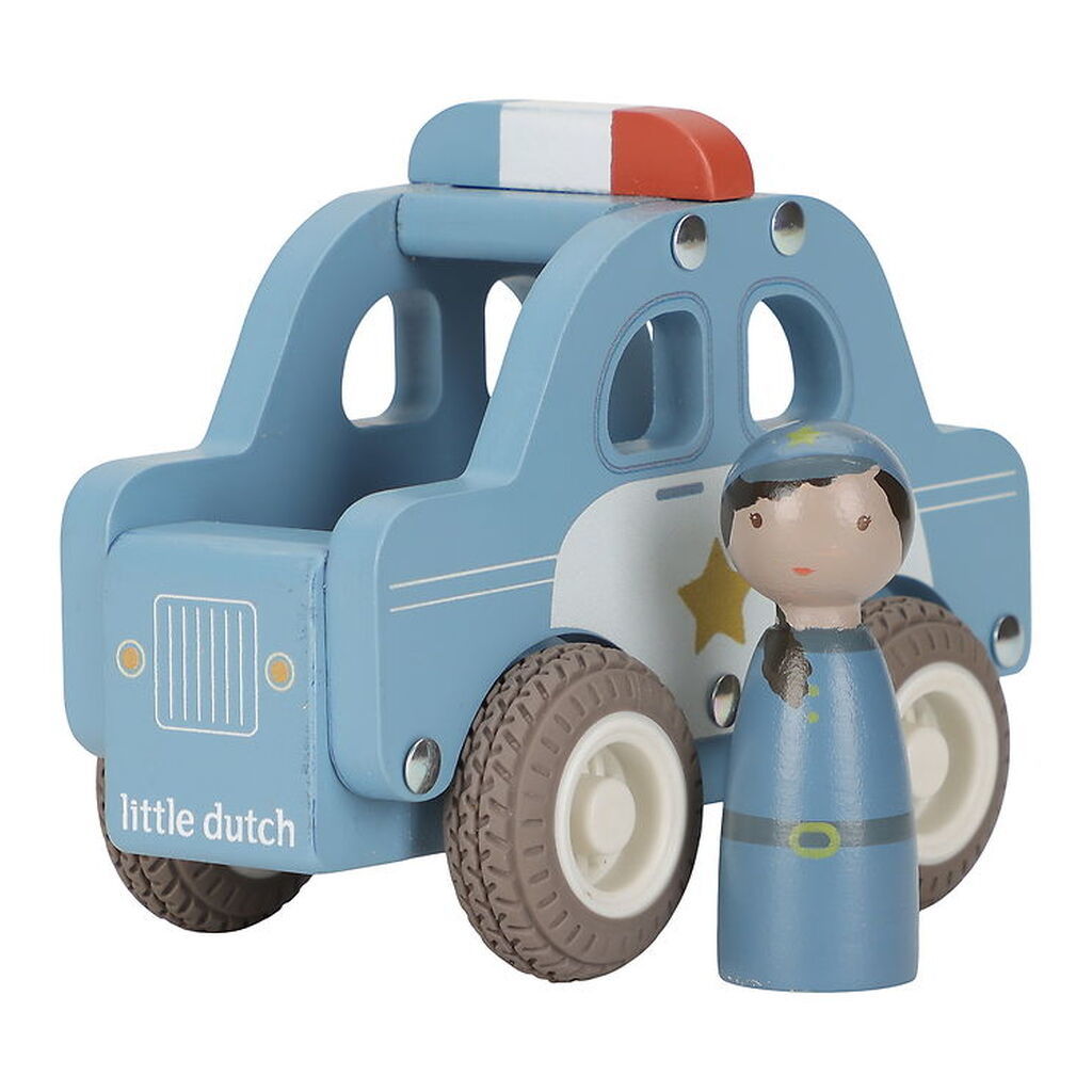 Little Dutch Politibil m. Træfigur