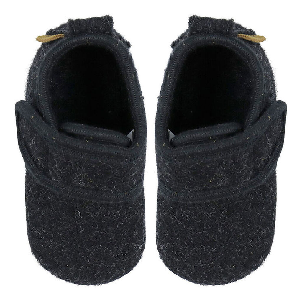 Mikk-Line Hjemmesko - Prewalker Uld - Anthracite Melange