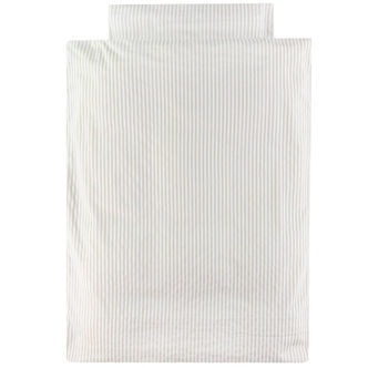 Müsli Sengetøj - Baby - Stripe bed linen baby - Balsam cream/ Ca