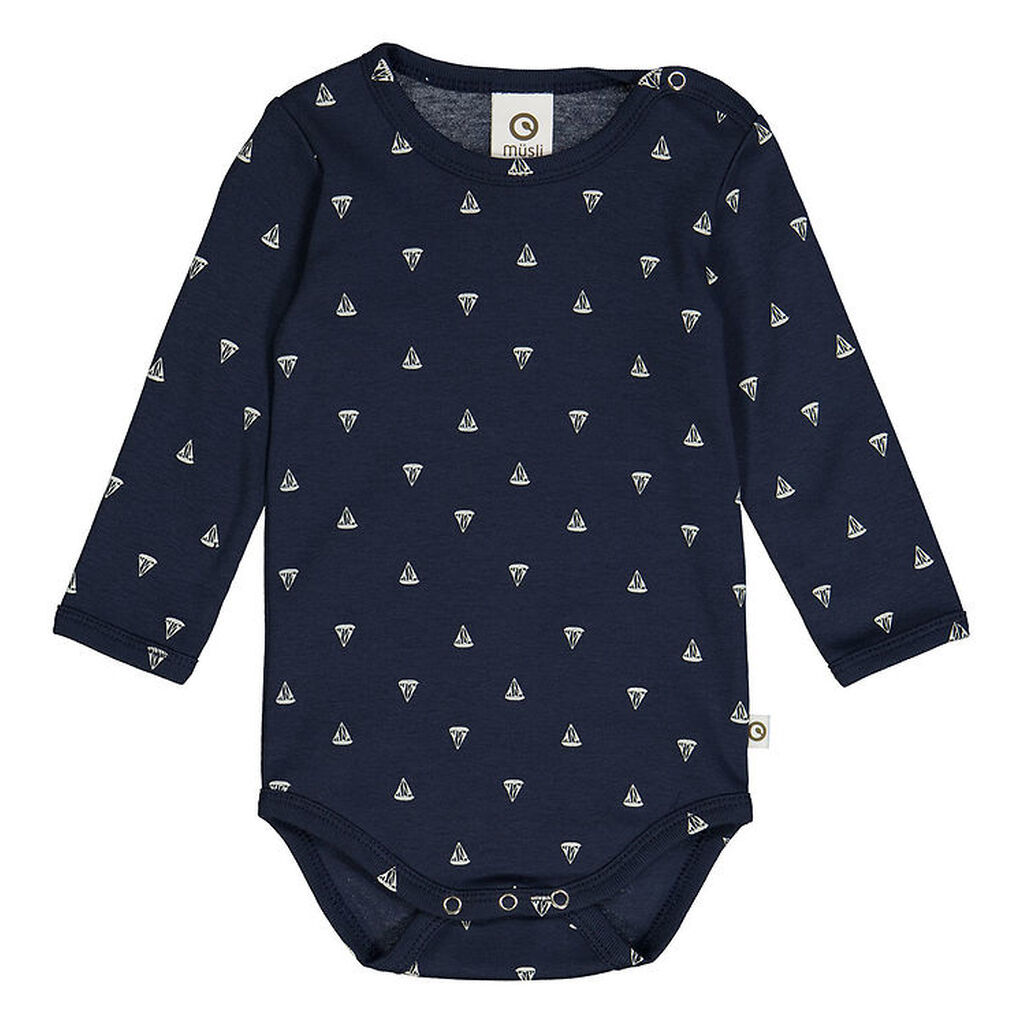 Müsli Body l/æ - Sailboat - Night Blue/Balsam Cream
