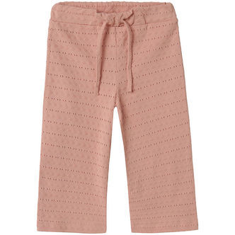 Lil' Atelier Bukser - NmfJamla - Misty Rose m. Hulmønster