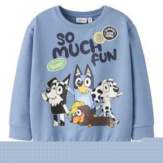 Name It Sweatshirt - NmmJared - Bluey - Endless Sky/Melange