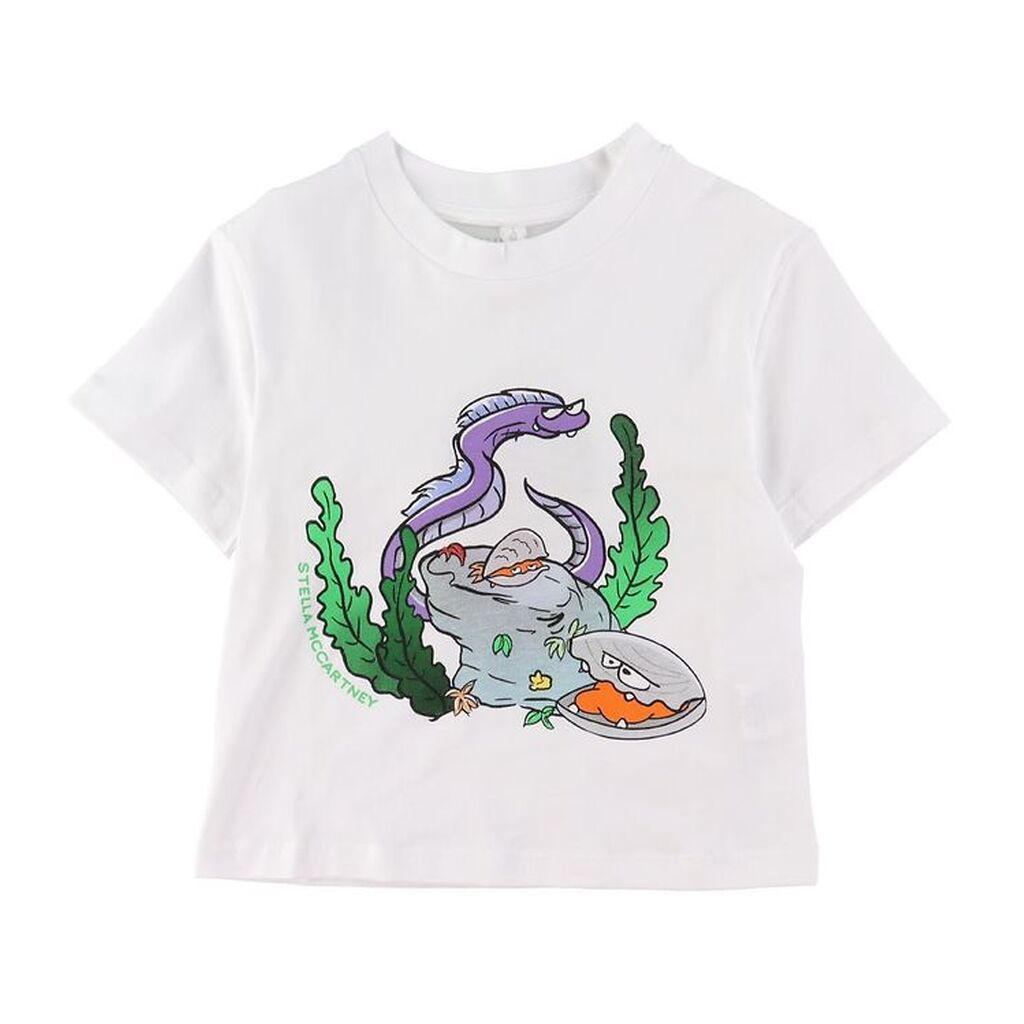 Stella McCartney Kids T-shirt - Hvid m. Tryk