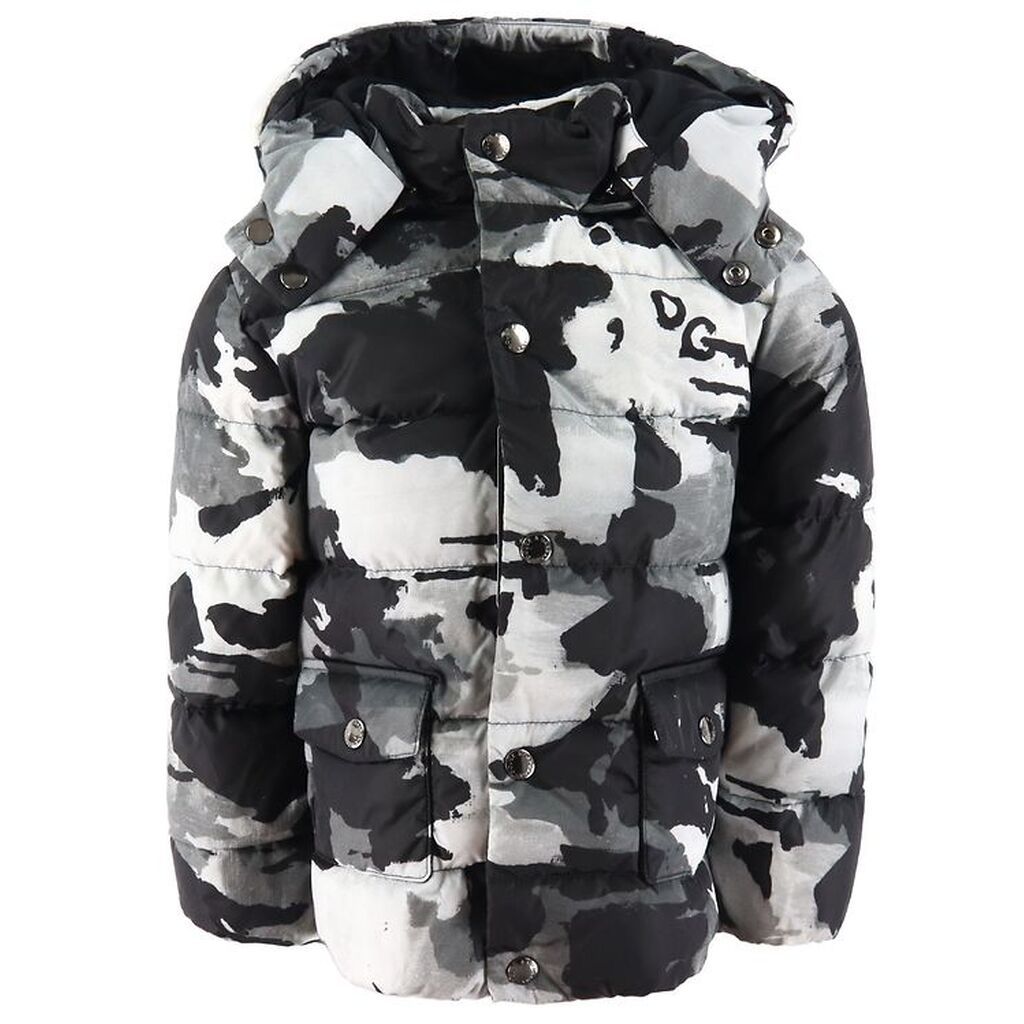 Dolce & Gabbana Dunjakke - Grå Camouflage