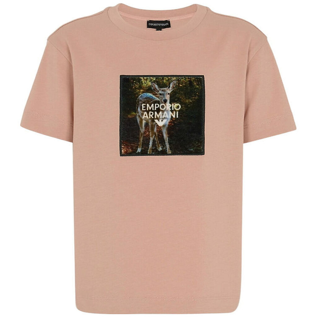 Emporio Armani T-shirt - Mahogany Rose m. Print