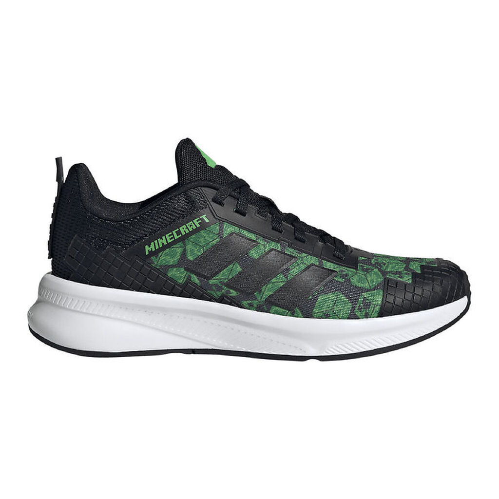 adidas Performance sko - Minecraft Fortarun - Cblack/Ftww