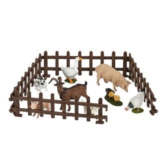 Papo Hegnsæt - 21x6 cm - Brun