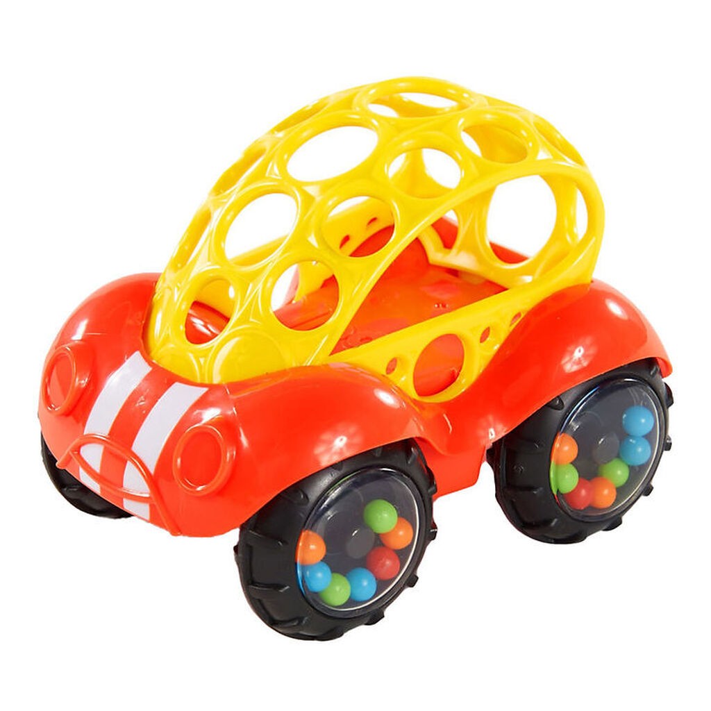 Bright Starts Legetøjsbil - Rattle & Roll Buggie - Rød