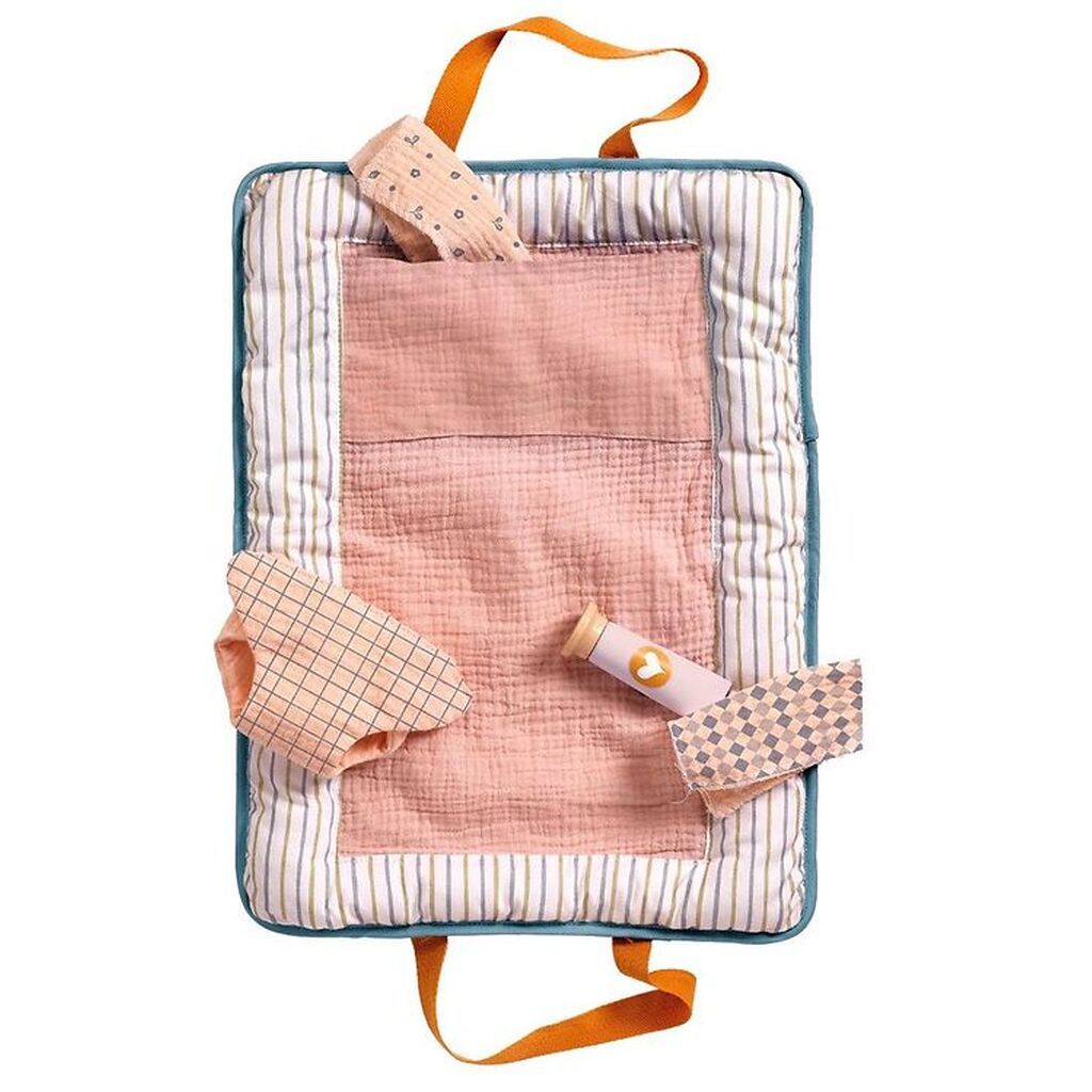 Djeco Dukketilbehør - Pusletaske - Blue Fly