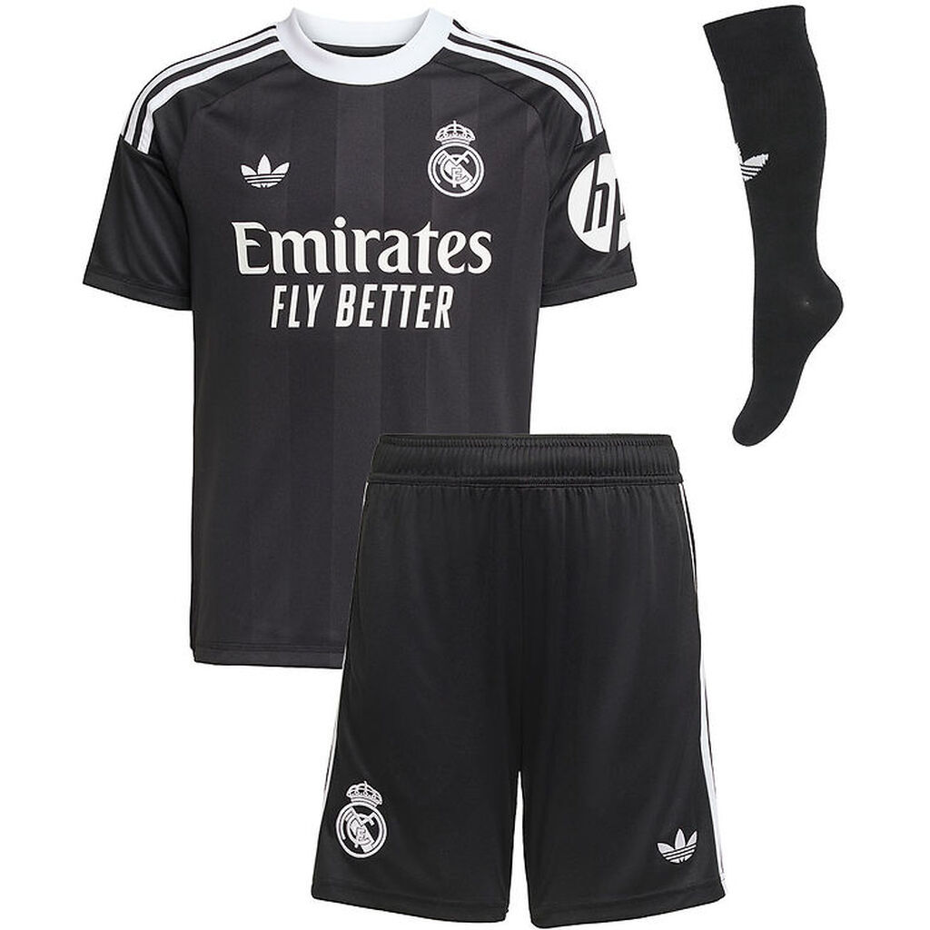 adidas Originals Fodboldsæt - Real Madrid 3. Målmand - Sort