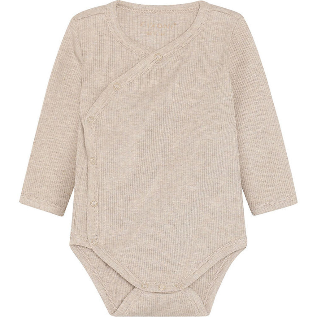 Fixoni Slå-om Body l/æ - Rib - Pure Cashmere Melange