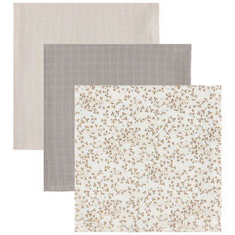 Cam Cam Stofbleer - 3-pak - Mix Lierre/Almond/Hazel