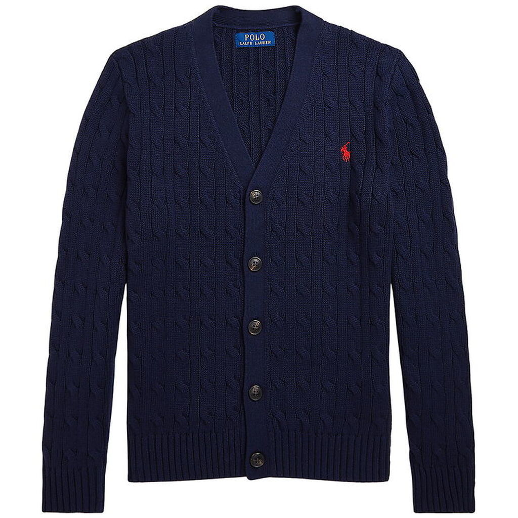 Polo Ralph Lauren Cardigan - Strik - Cable - Navy