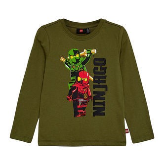 LEGOÂ® Ninjago Bluse - LWTano 607 - Dark Khaki