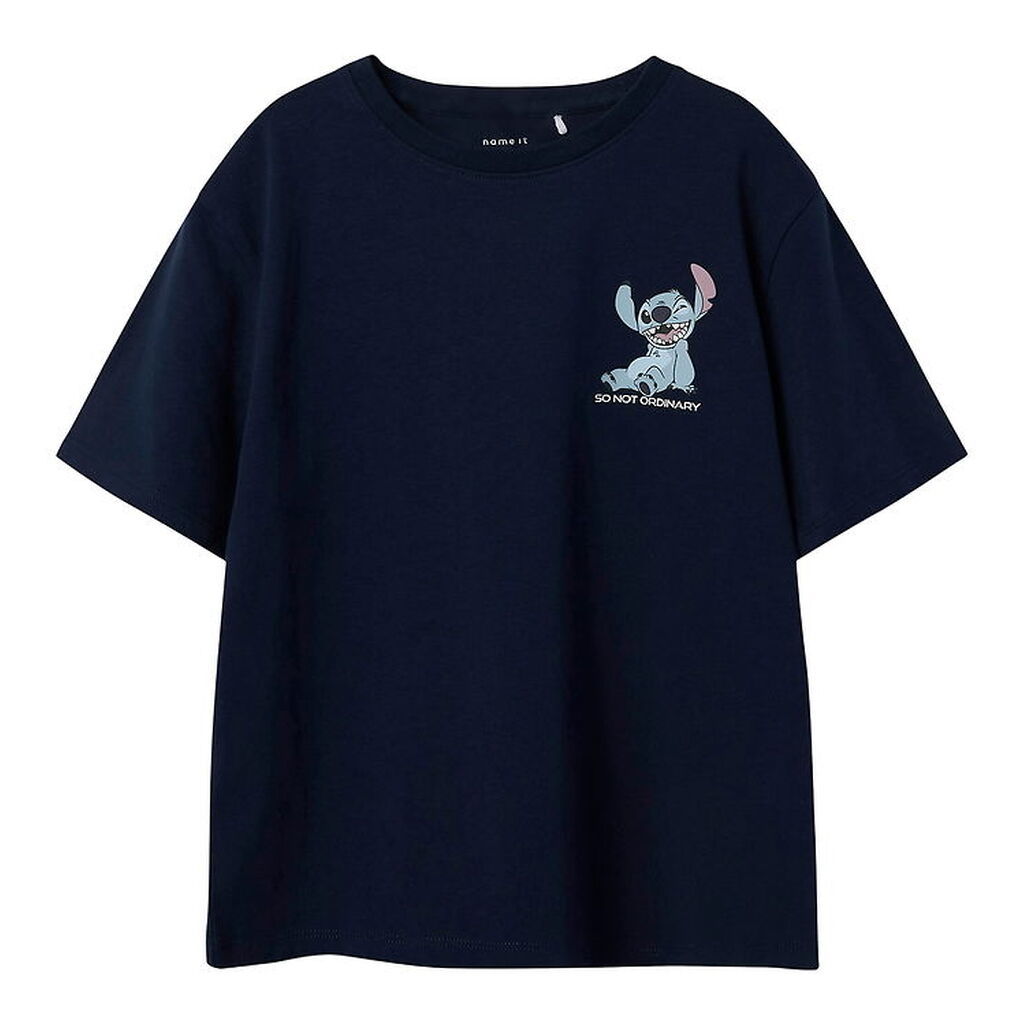 Name it T-shirt - NkmJoseph Stitch - Navy Blazer