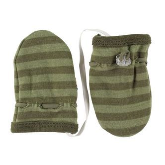 Joha Luffer - Uld - Grøn m. Striber