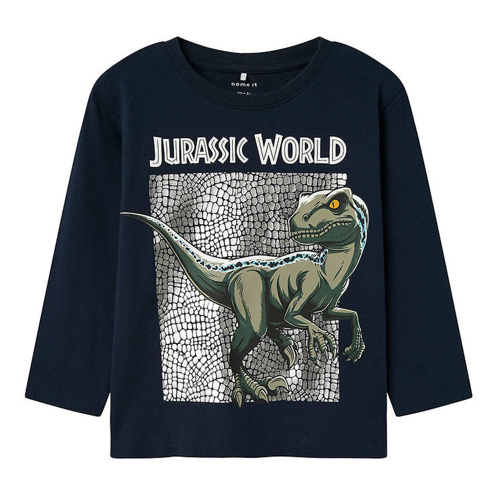 Name It Bluse - NmmJewel - Jurassic World - Noos - Navy Blazer