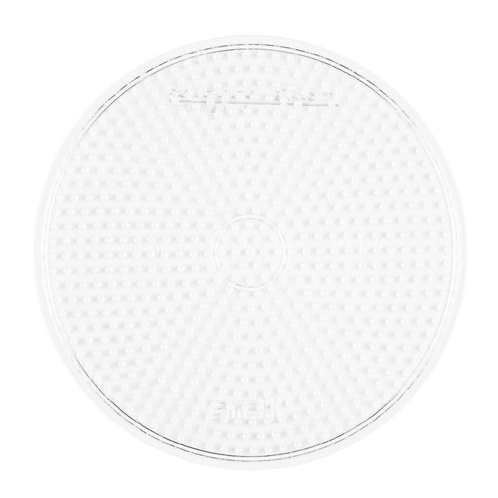 Hama Midi Perleplade - Stor Cirkel - Transparent