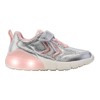 Hummel Sko m. Lys - Daylight Glitter JR - Silver