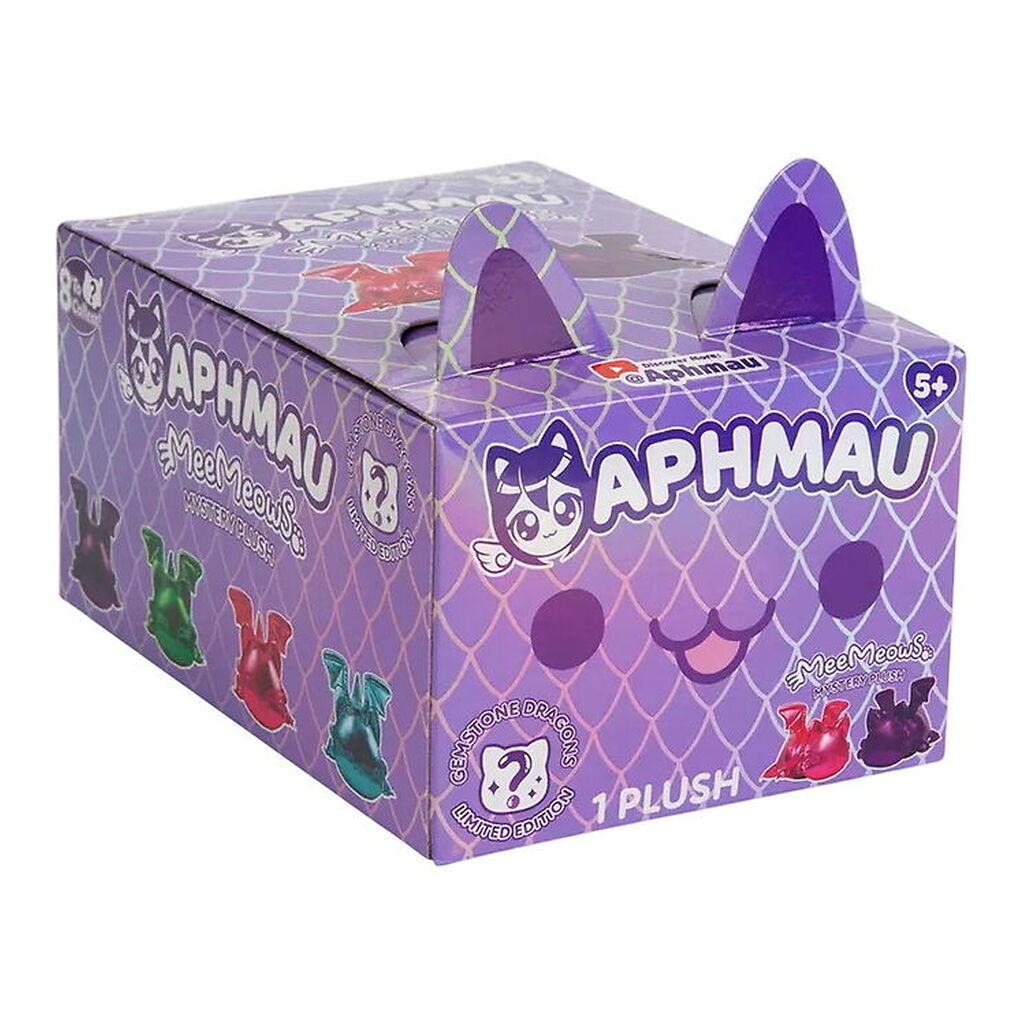 Aphmau Legetøj - Mystery Meemeow Dragons Plush - 15 cm - Asst.