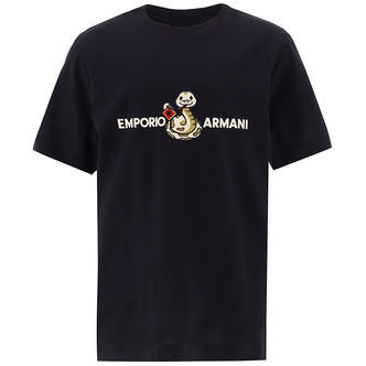 Emporio Armani T-shirt - Navy m. SLange