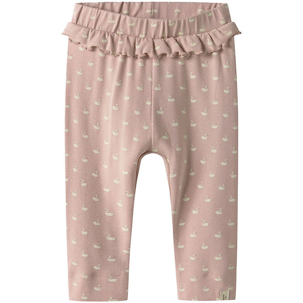 Lil' Atelier Bukser - NbfGayo - Peach Whip/Swans