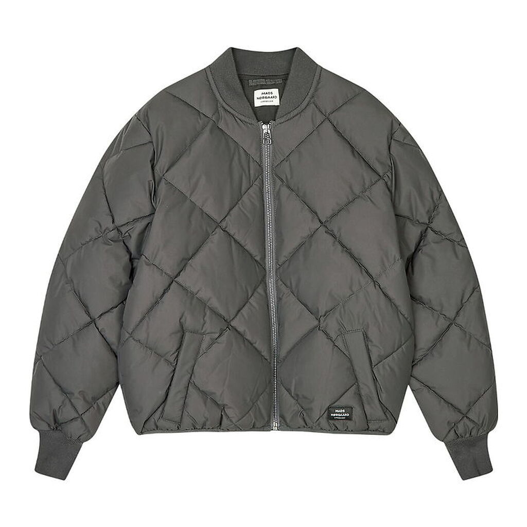 Mads Nørgaard Termojakke - Quiltet - Light Ripstop Harris - Asph