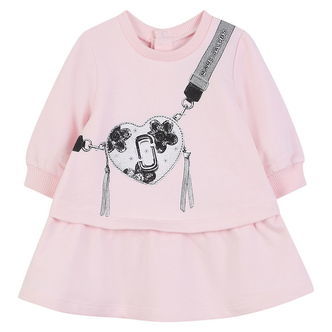 Little Marc Jacobs Sweatkjole - Pink m. Print
