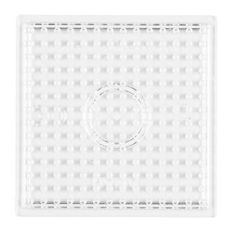 Hama Midi Perleplade - Lille Firkant - Transparent