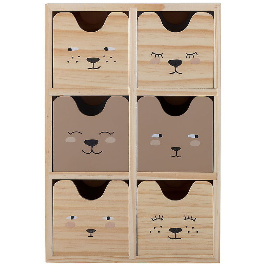 Bloomingville Opbevaringskasse - Calle - Natur