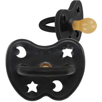 Hevea Sut - 3-36 mdr - Naturgummi - Black m. Stjerne/Måne
