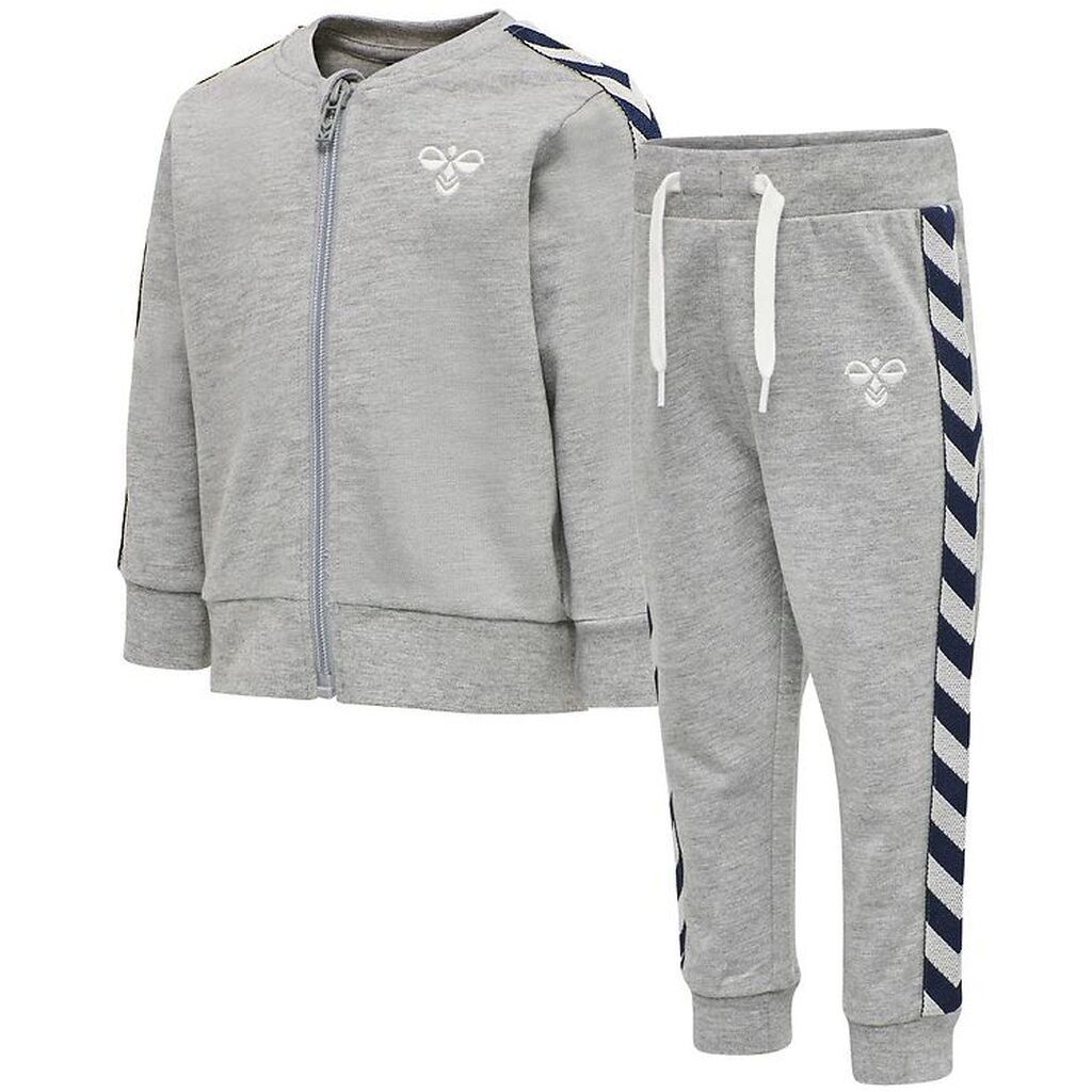 Hummel Sweatsæt - HMLBille - Gråmeleret