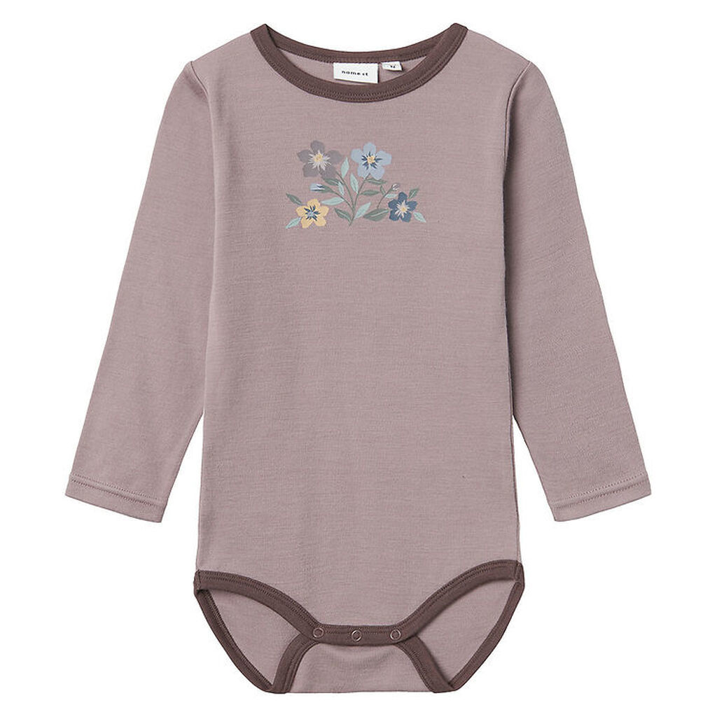 Name It Body l/æ - Uld - NmfWillow - Purple Dove