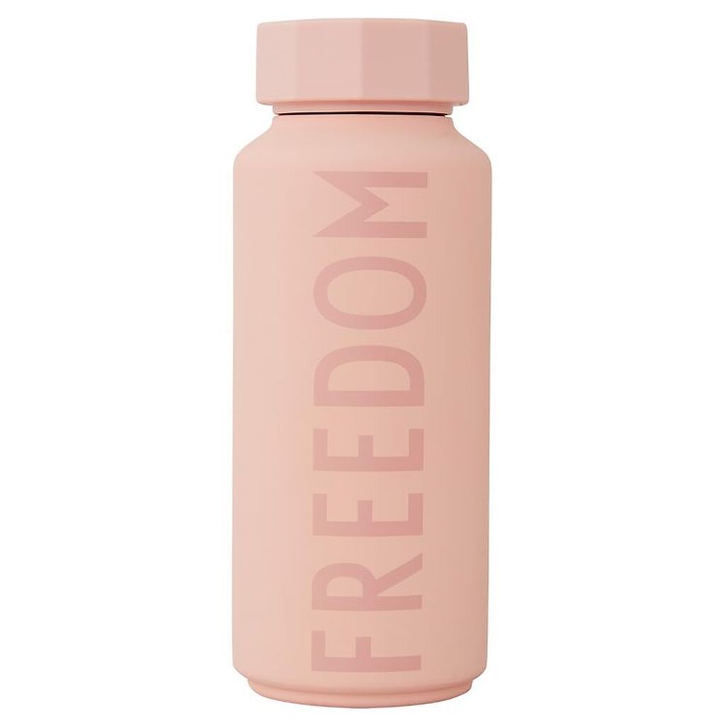 Design Letters Termoflaske - Freedom - 500 mL - Pudderrosa