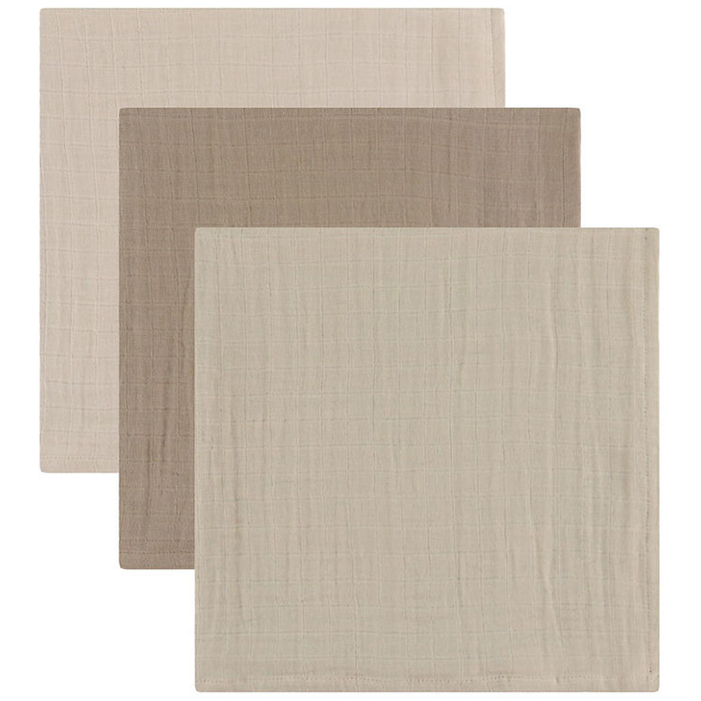 Liewood Stofbleer - Musselin - 3-pak - 65x65 cm - Lewis - Sandy