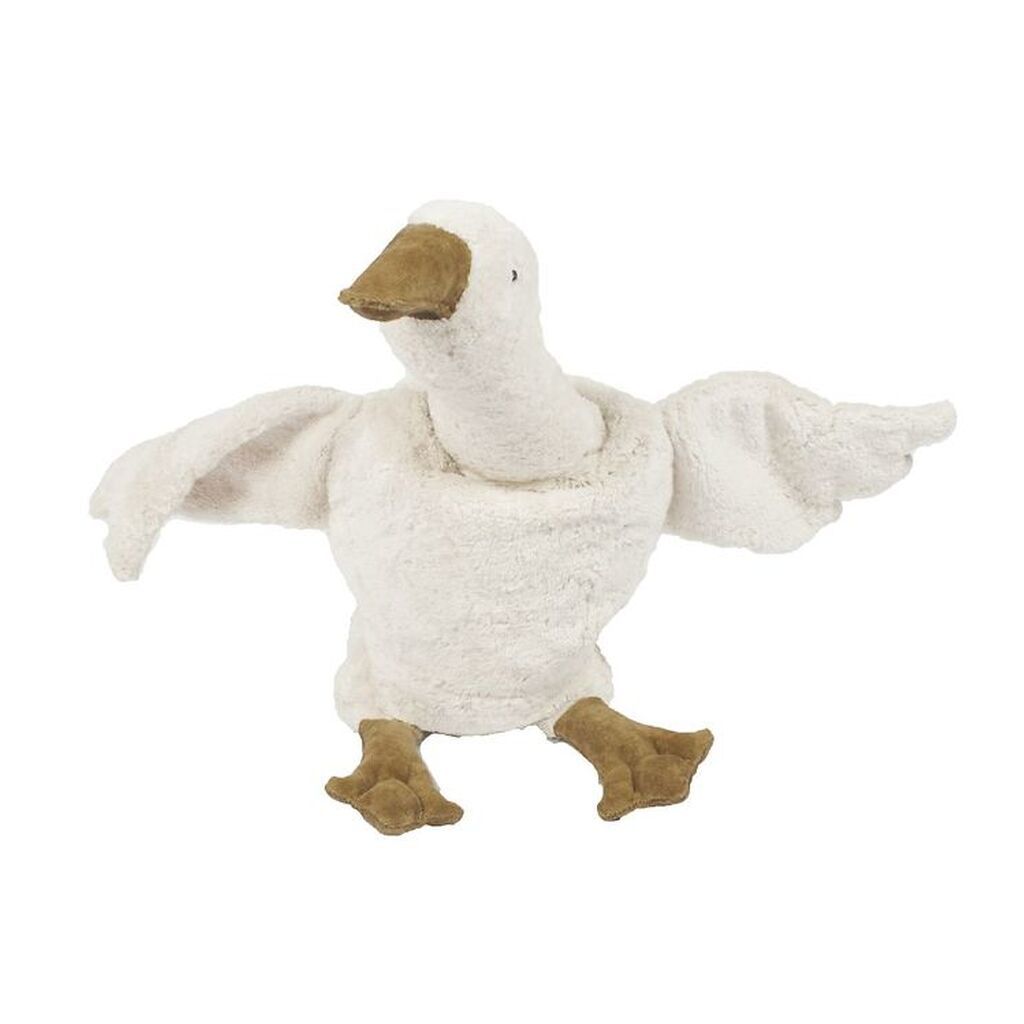 Senger Naturwelt Varmepude - Stor - 80 cm - Gås - Hvid